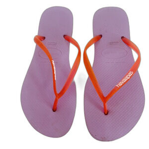 Havaianas Light Purple and Pink Flip Flops Thongs Sandals Women's Size 11-12 US
